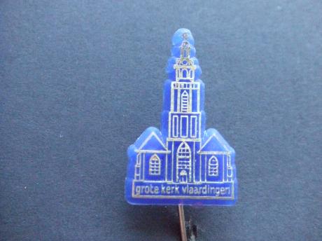 Vlaardingen Grote kerk blauw